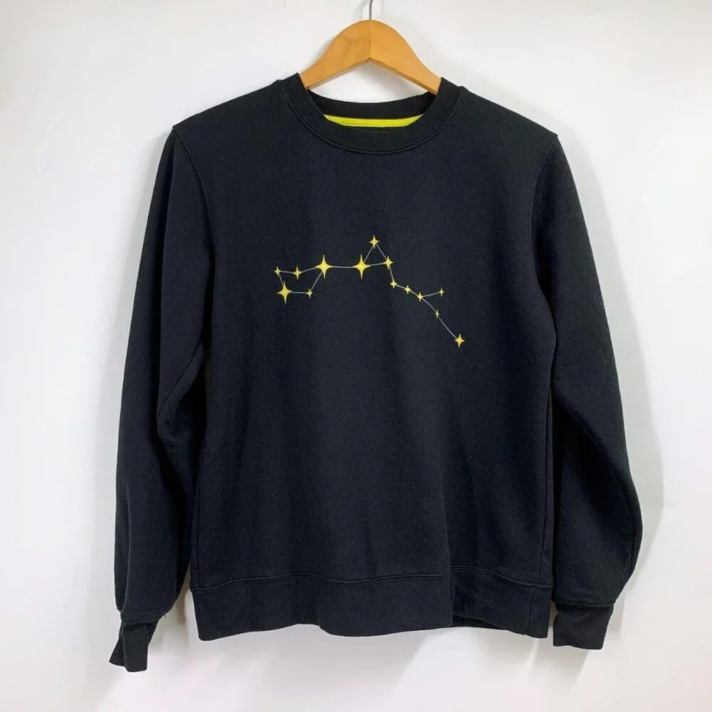 Snapchat Women's Company Hoodie Stargazing Constellation Sweatshirt Size‎ XS